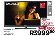 Sansui 43" Plasma TV STY0643