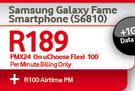 Samsung Galaxy Fame Smartphone S6810-On uChoose Flexi 100