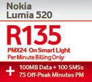 Nokia Lumia  520-On Smart Light