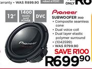 Pioneer Subwoofer 310D