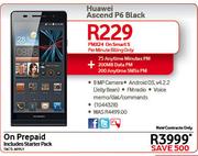 Huawei Ascend P6  Black-On Smart S