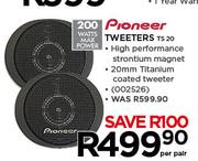 Pioneer Tweeters TS 20-Per Pair