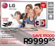 LG 42" LED 3D TV 42LA6130