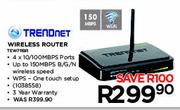 Trendnet Wireless Router
