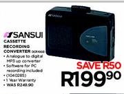 Sansui Cassette Recording Converter