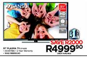 Sansui 51" Plasma TV