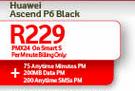 Huawei Ascend  P6 Black-On Smart S