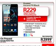 Huawei Ascend  P6 Black-On Smart S