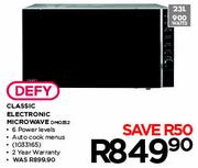 Defy 23Ltr Classic Electronic Microwave Oven DMO352