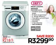Defy 6kg Front Loading Washing Machine DAW370