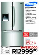 Samsung 499Ltr Fridge/Freezer
