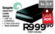 Seagate 2TB Desktop Hard Drive