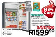 Hisense 100L Bar Fridge H130RMS 