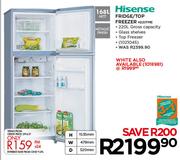 Hisense 168L Fridge/Top Freezer H220TME 