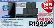 Samsung 5.1 3D Blu-Ray Home Theatre System HTF4500K
