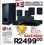 LG 5.1 3D Blu-Ray Home Theatre System