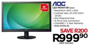 AOC 20" LED Monitor E2060