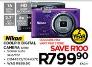 Nikon Coolpix Digital Camera S2700 Each