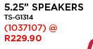 Pioneer 5.25" Speaker TS G1314