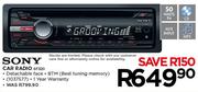 Sony Car Radio GT320