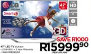 LG 47" 3D LED Smart TV 47LA7400
