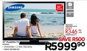 Samsung 51" Plasma TV 51F4000
