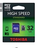 Toshiba 16GB Micro SD + Adapter 1045522