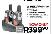 Bell Phones Twin Pack Two-Way Radios