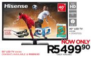 Hisense 40" LED TV 40K366