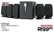 By D:sign 5.1 Home Theatre Speaker Kit HTIB500