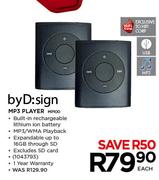 By D:sign MP3 Player MP100