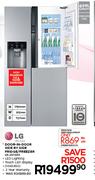 LG 659Ltr Door-In-Door Side By Side Fridge/Freezer GR-J237JSXV