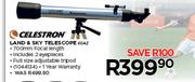 Celestron Land & Sky Telescope 60AZ