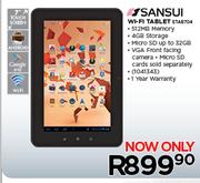 Sansui Wi-Fi Tablet ETAB704