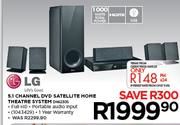 LG 5.1 Channel DVD satellite Home Theatre System DH6230S