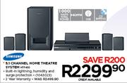 Samsung 5.1 Channel Home Theatre System HTF450