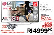 LG 47" 3D LED TV 47LA7400