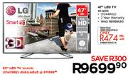 LG 50" 3D LED TV 50LA6210