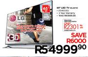 LG 65" 3D Ultra HD LED TV 65LA9700