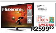 Hisense 32" LED TV