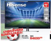 Hisense 40" FHD LED TV 40D33/40K20