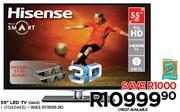 Hisense 55" 3D Smart LED TV 55K610