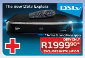 New DSTV Explora Excluding Installation