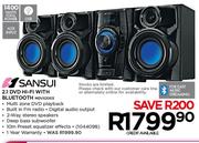 Sansui 2.1 DVD Hi-Fi With Bluetooth
