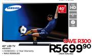Samsung 40" LED TV-40EH5000