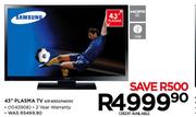 Samsung 43" Plasma TV-43F4000/H4000