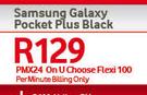 Samsung Galaxy Pocket Plus Black-On uChoose Flexi 100