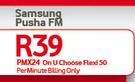 Samsung Pusha FM-On uChoose Flexi 50