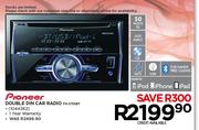 Pioneer Double Din Car Radio FH-X755BT
