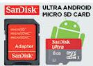 SanDisk 8GB Ultra Android Micro SD Card Each